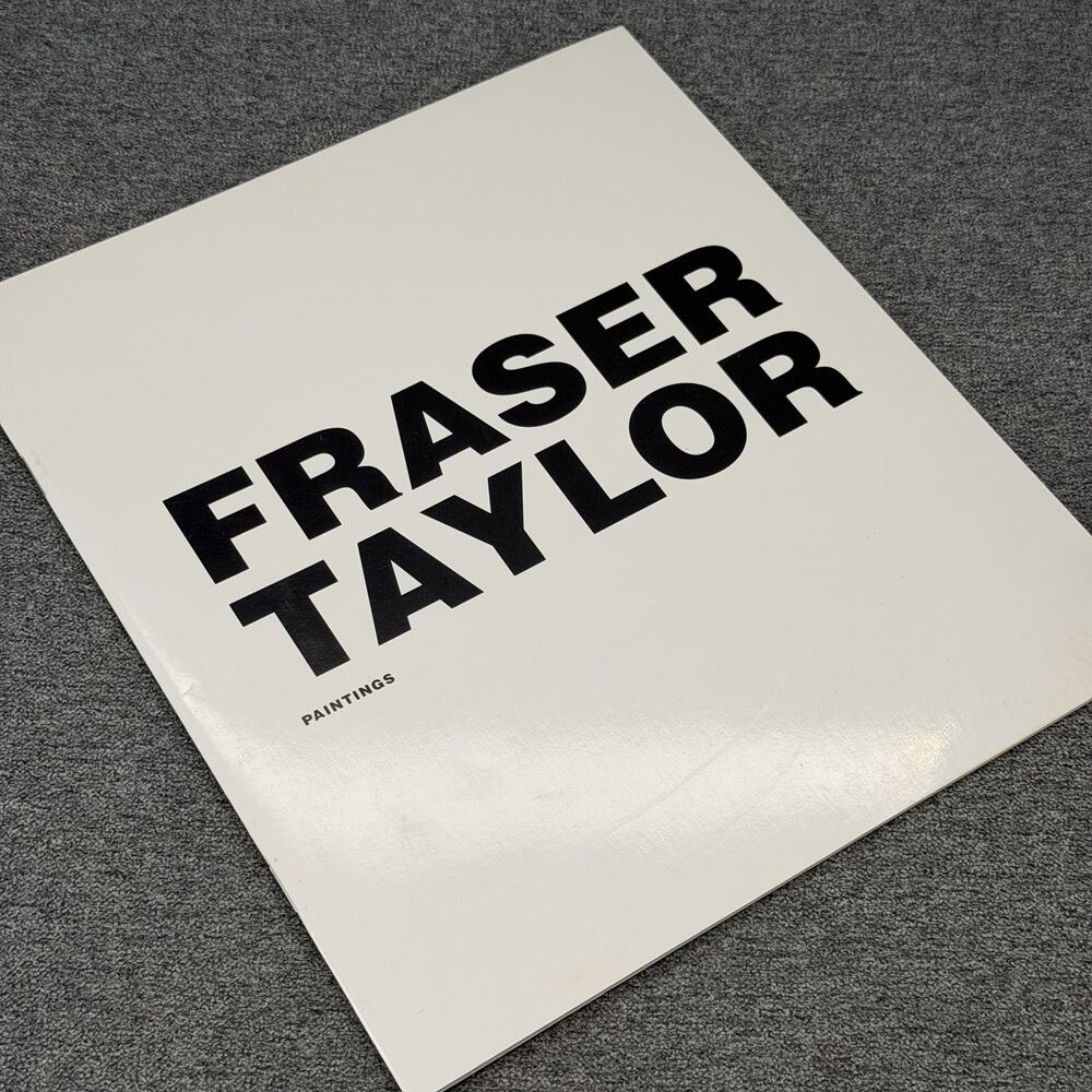 1998 Fraser Taylor Paintings Exhibition Catalogue Jill George Gallery LTD London